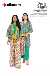 Alkaram Lawn | Unstitched Collection 3 Pieces Casual Wear| Summer Collection 2025 Collection Vol 1